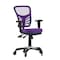 Flash Furniture Purple Mesh Multifunction Chair - Roller Wheels HL-0001-PUR-RLB-GG - alternate 6